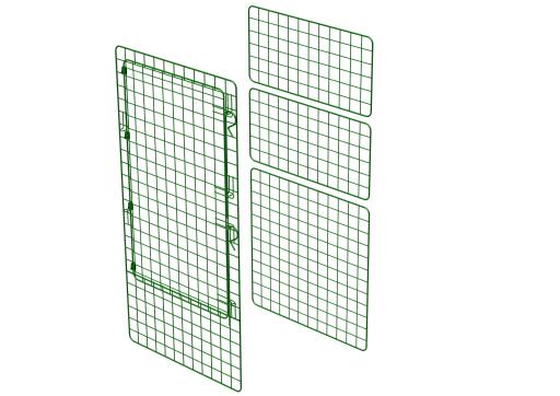 Zippi rabbit playpen conversion kit - basic to starter - double height