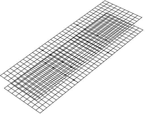 A diagram of underfloor mesh