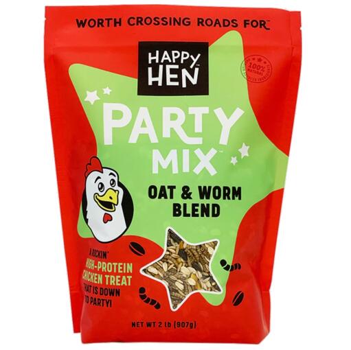 Oat worm blend chicken treat