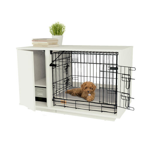 Fido Nook 24 with crate and wardrobe white