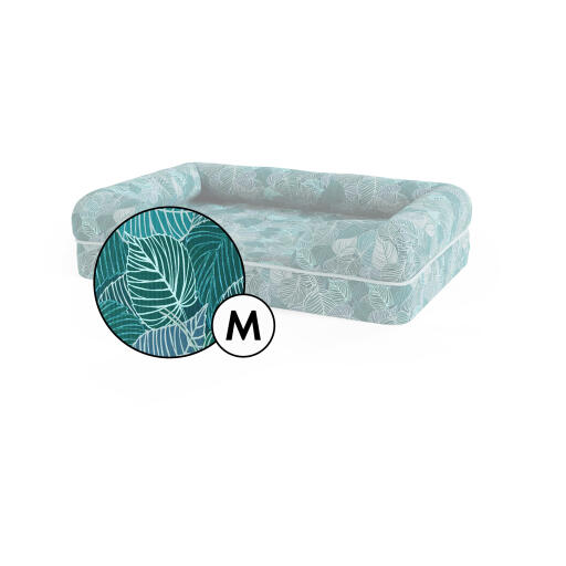Bolster dog bed cover only medium - nature trail