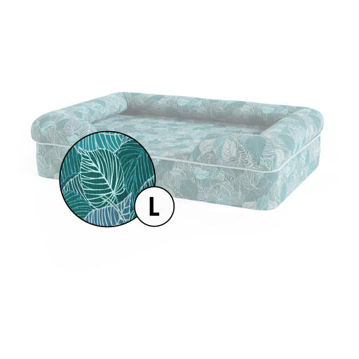 Bolster dog bed cover only large - nature trail