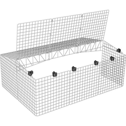 Zippi locks attached to Zippi playpen