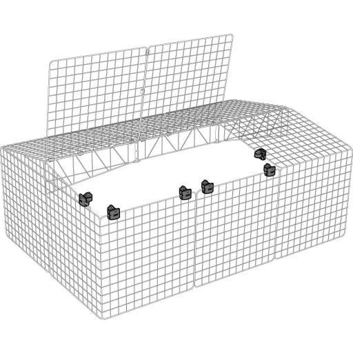 Zippi locks attached to Zippi playpen