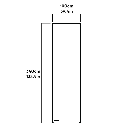 Clear extension cover with gutter edge for Eglu pro - full run dimensions (810.0528)