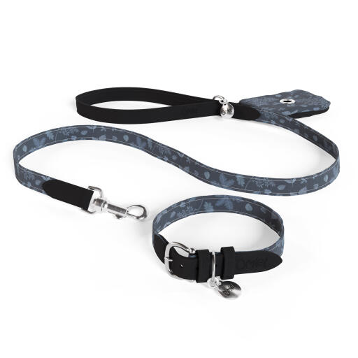 Dog Walk Set Medium Forest Fall Grey Omlet