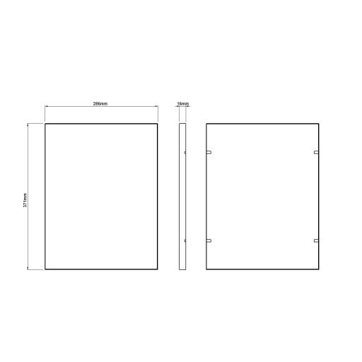 Dimensions of a dog wardrobe shelf