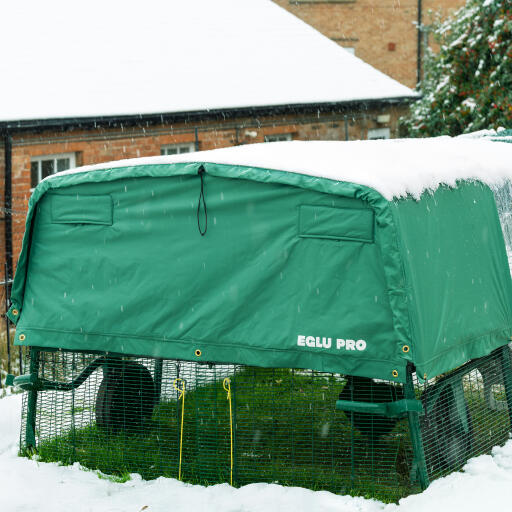 Extreme temperature jacket for Eglu pro and clear tarp for coop run