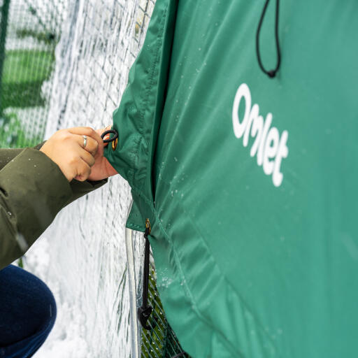 Extreme temperature jacket for Eglu pro and clear tarp for coop run