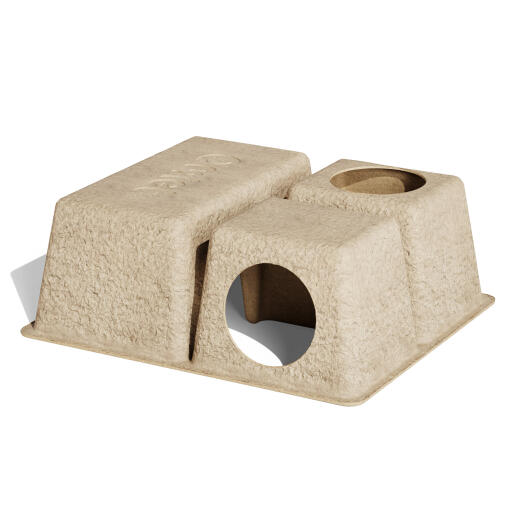 Hamster chamber compostable hide
