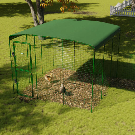 Heavy duty chicken run cover for walk in run 3x3