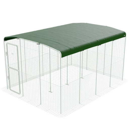 Heavy duty chicken run cover for walk in run 3x4