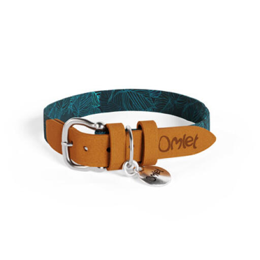 Medium nature trail designer dog collar