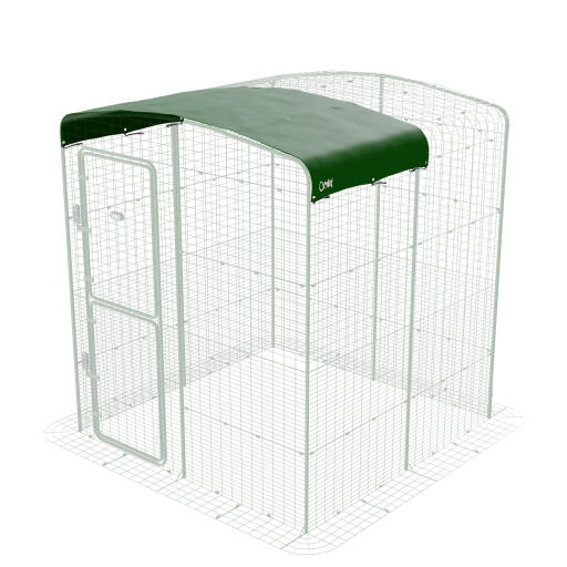 Heavy duty cover with gutter edge for walk in run – 2m