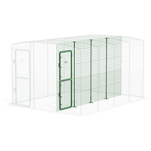 Walk in run partition high - 4 panels