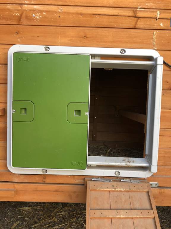 Automatic Chicken Coop Door Green New at Omlet Staff Picks Omlet