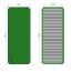 The dimensions of the Omlet extreme weather blanket.