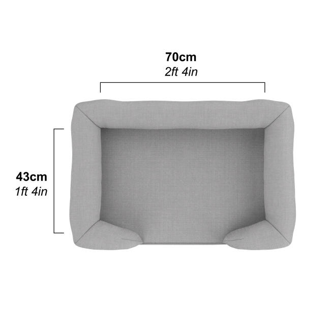 Medium Bolster Bed internal dimensions