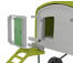 Automatic chicken door fisxings for Eglu Cube mk1 Automatic chicken door fisxings for Eglu Cube mk1