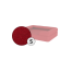 Large merlot red dog bed.
