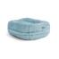 Soft Maya donut cat bed blue Soft Maya donut cat bed blue