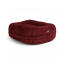 Omlet luxury super soft donut cat bed in ruby red colour Omlet luxury super soft donut cat bed in ruby red colour