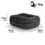 The donut shaped cat bed is suitable for all cats and kittens up to 5kg.