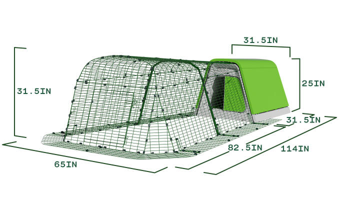 eglu go guinea pig hutch dimensions