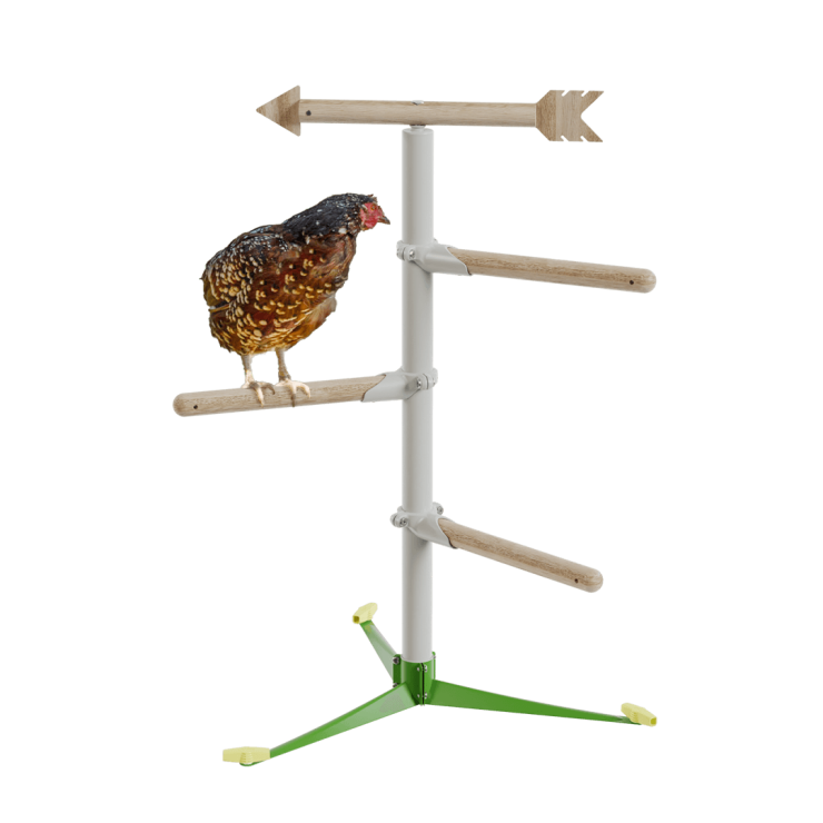 Freestanding Chicken Perch - Poultry Playground Kit