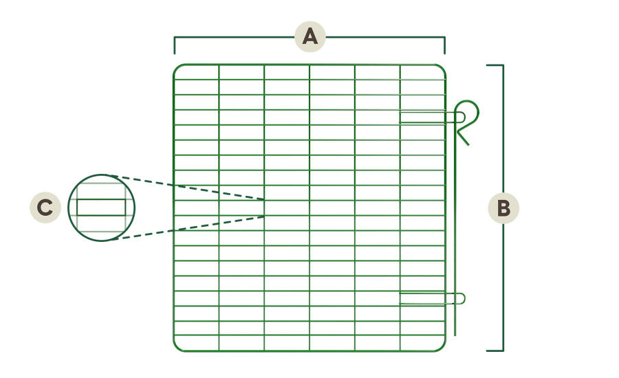 Eglu Go hutch door dimensions