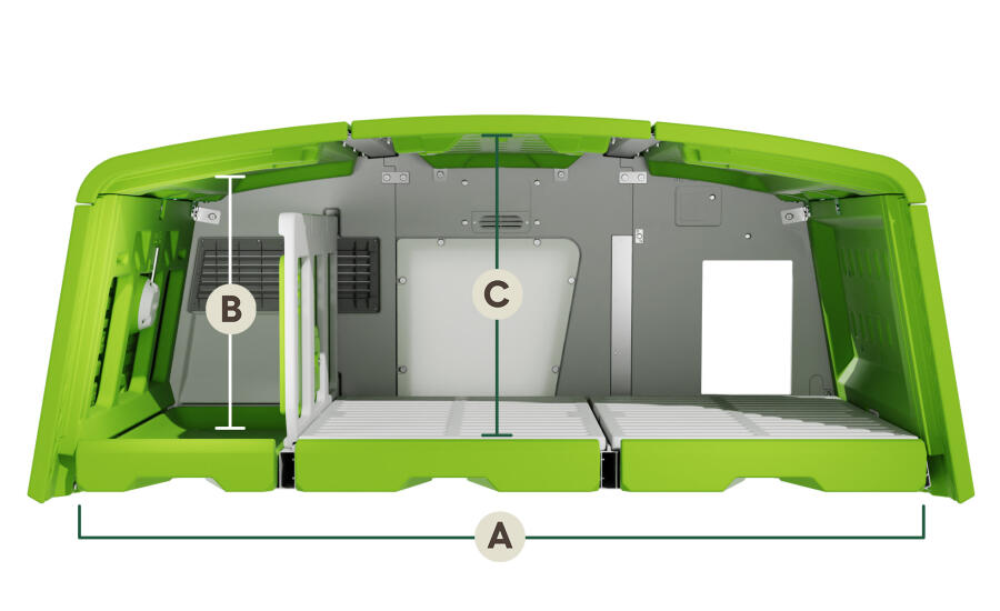 Eglu pro internal dimensions