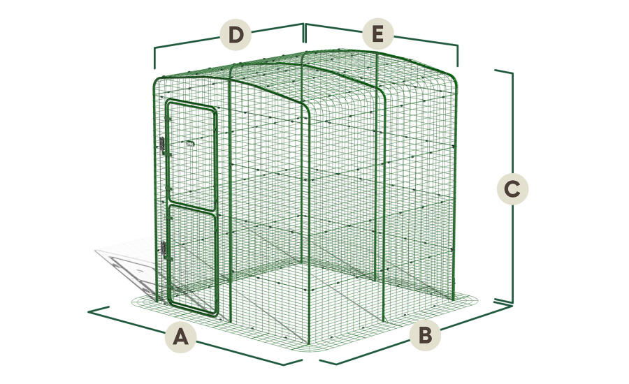 Dimensions of the walk in run 2x2x2