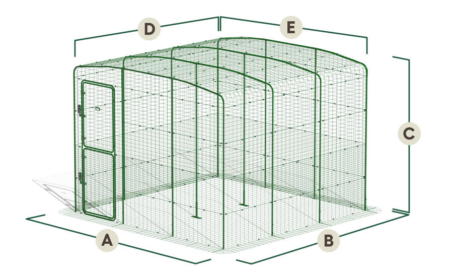 Dimensions of the walk in run 3x3x2