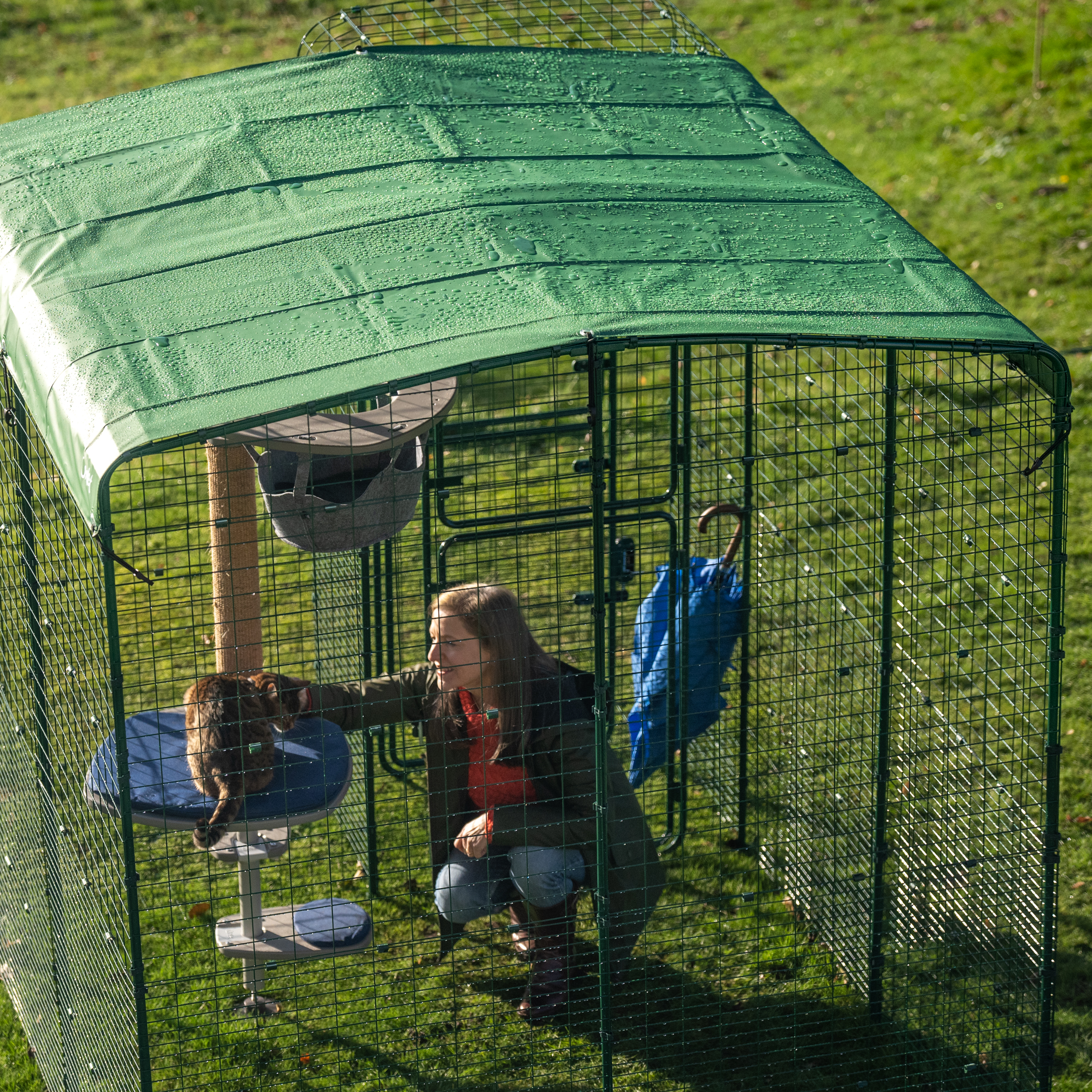 Omlet Heavy Duty Catio Cat Run Cover 6ft x 9ft