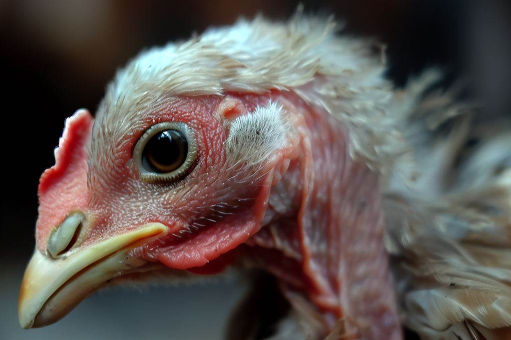 chicken with altered blood chemistry