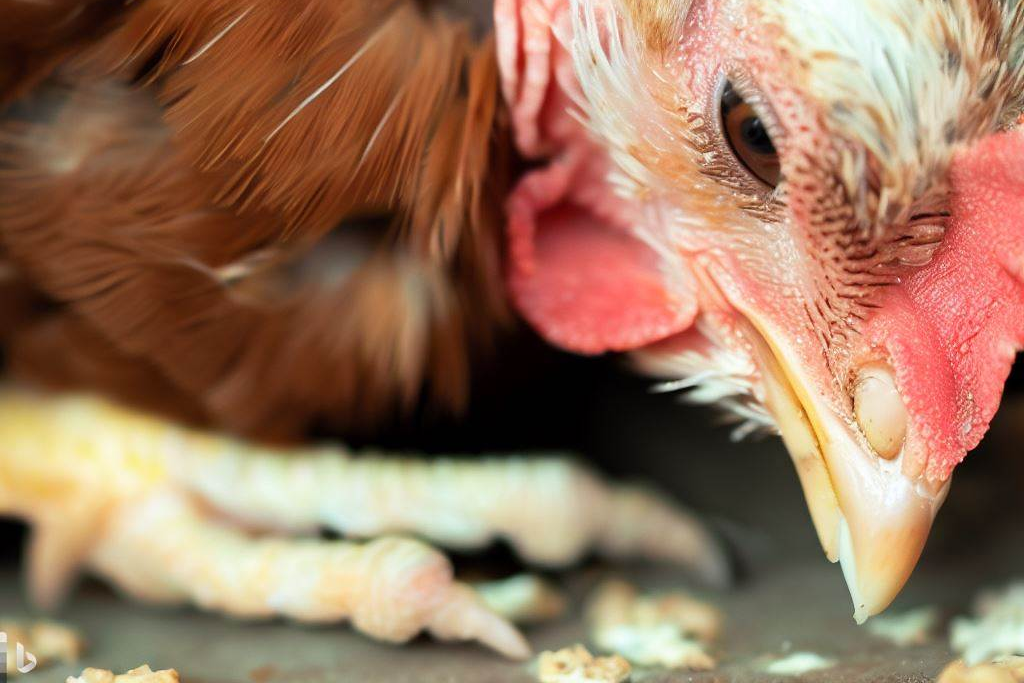 Chicken suffering with weight loss and reduced appetite.