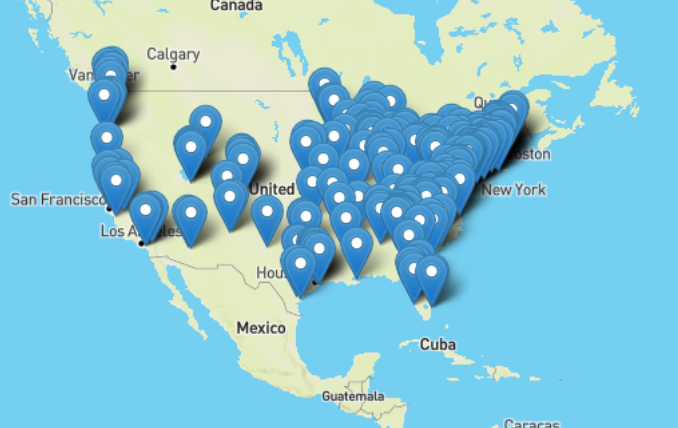 Ambassadors Map