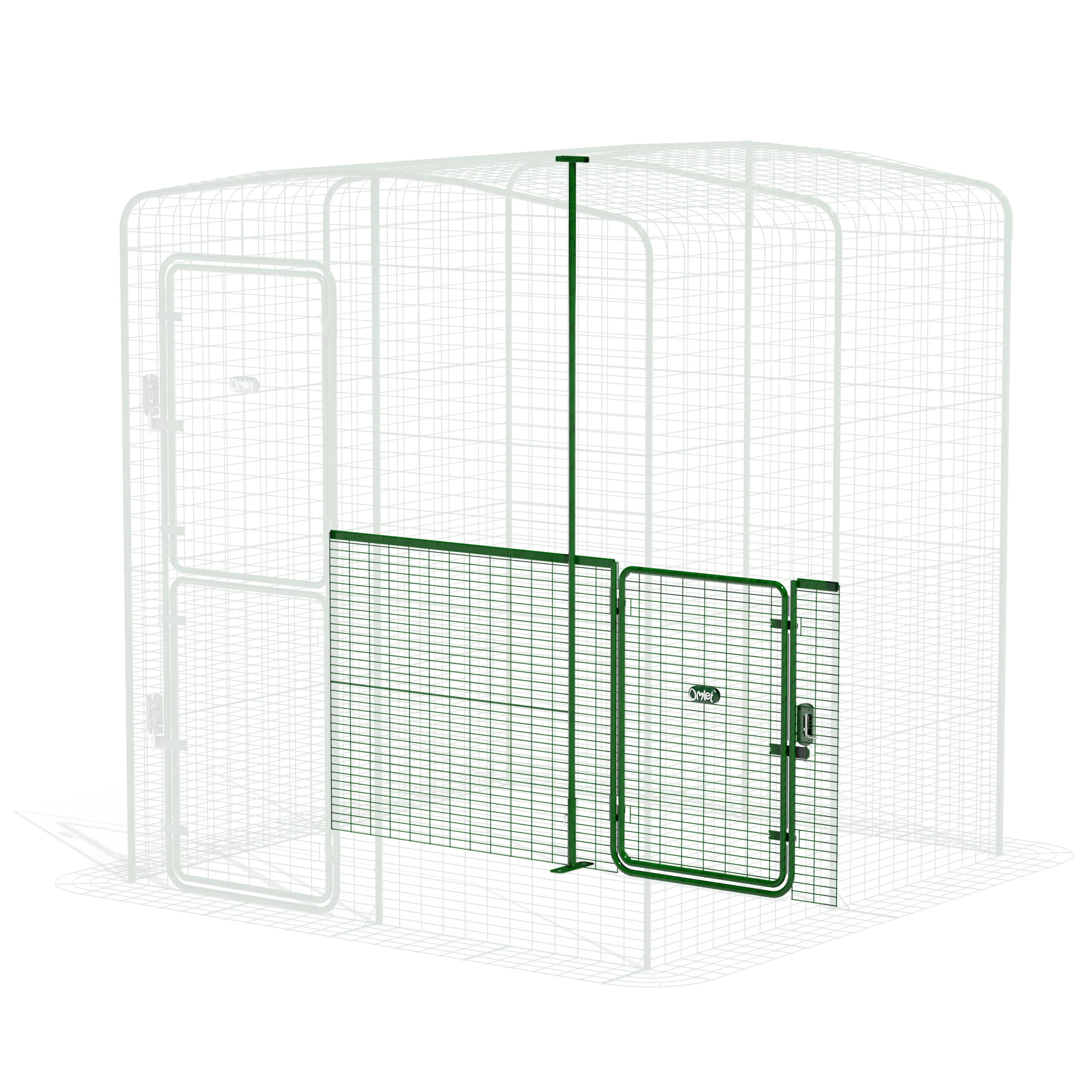Catio Outdoor Cat Enclosure Partition Low - 2 Panels | Omlet