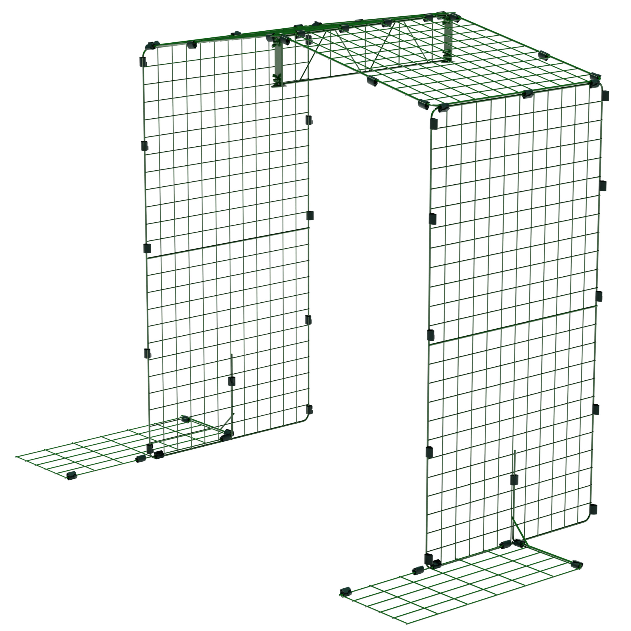 Extension for Zippi Rabbit Run with Roof and Skirt - Double Height | Omlet