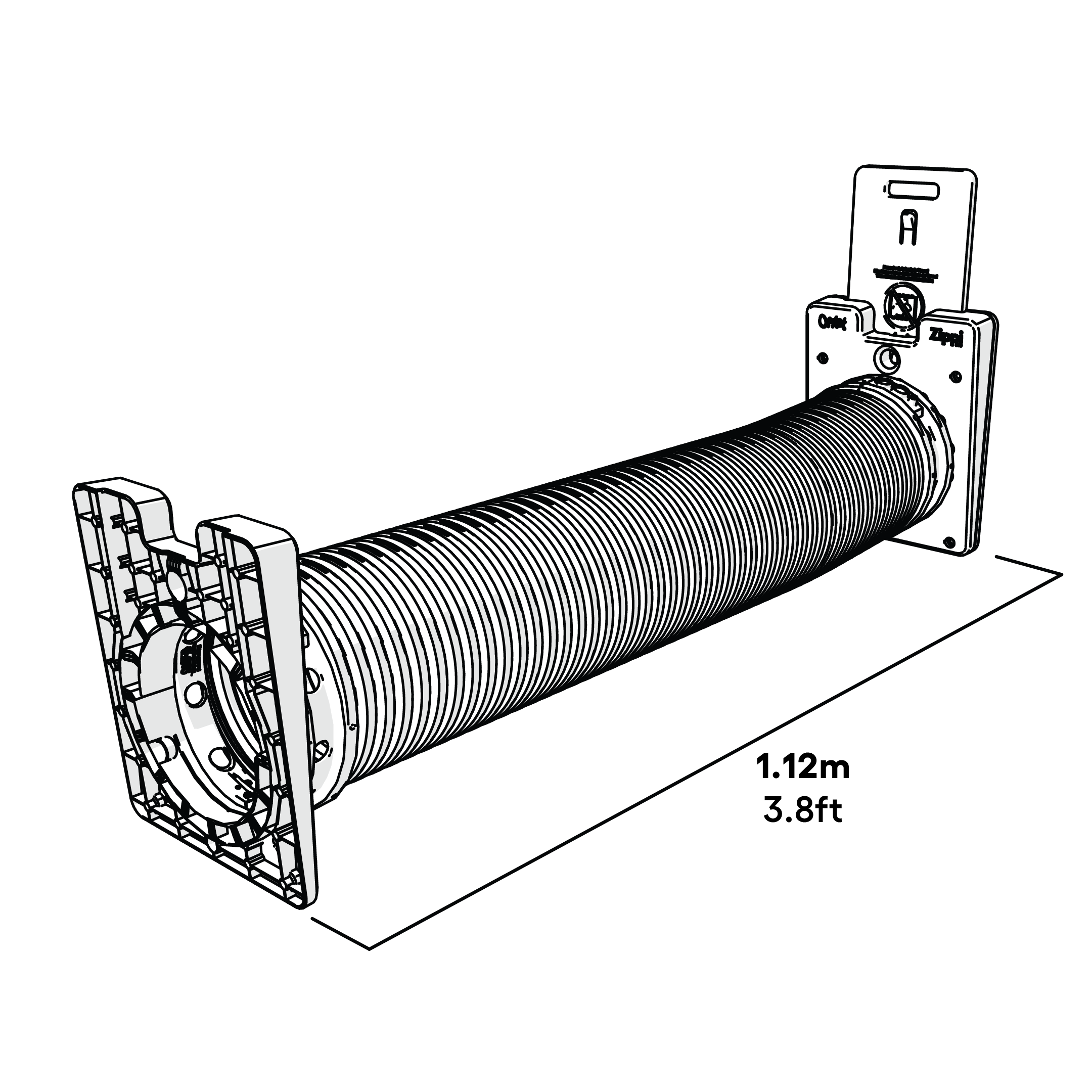 Zippi Tunnel Single with Hutch to Run Connection Kit | Omlet