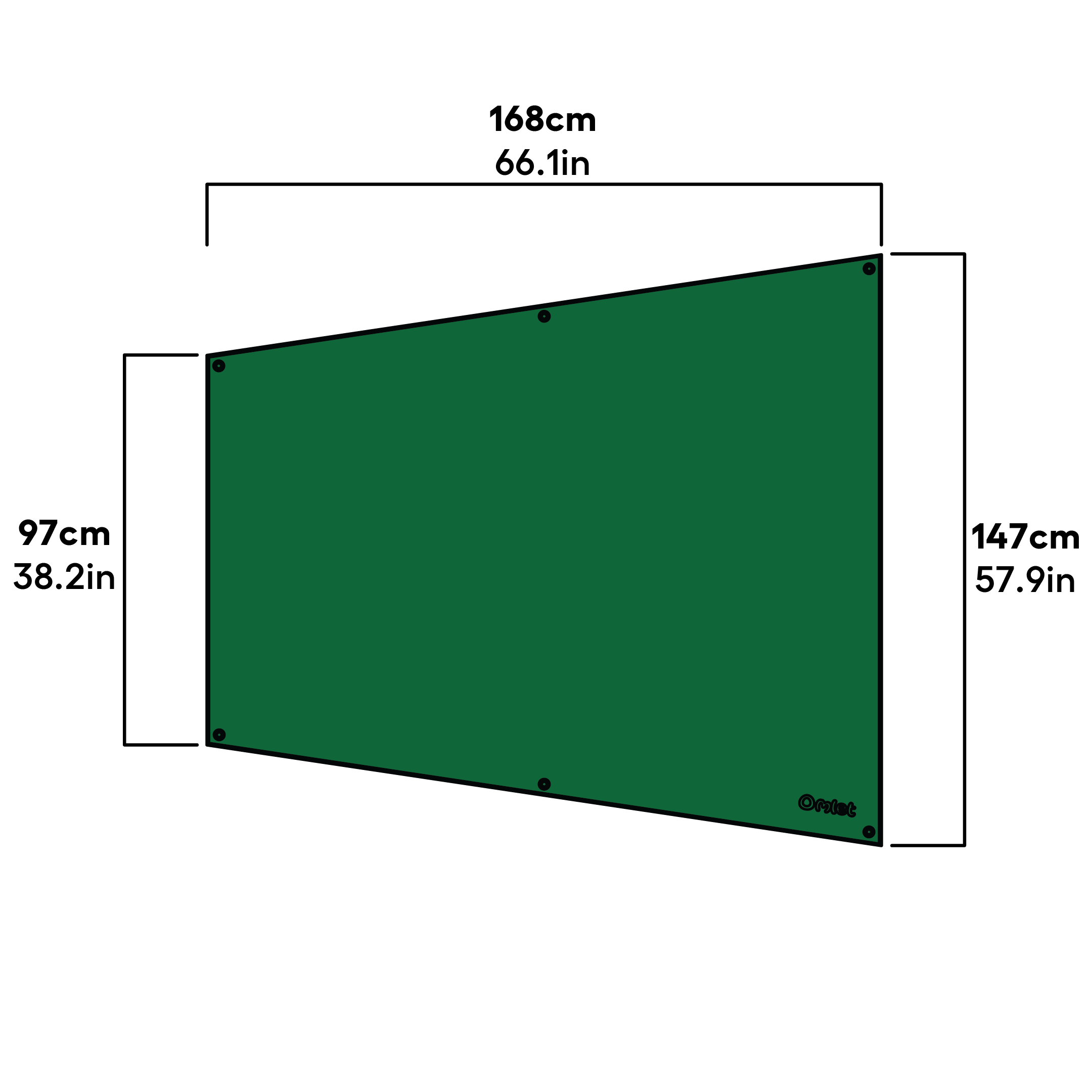 Heavy Duty Tarp for Eglu Go - Full Length | Omlet