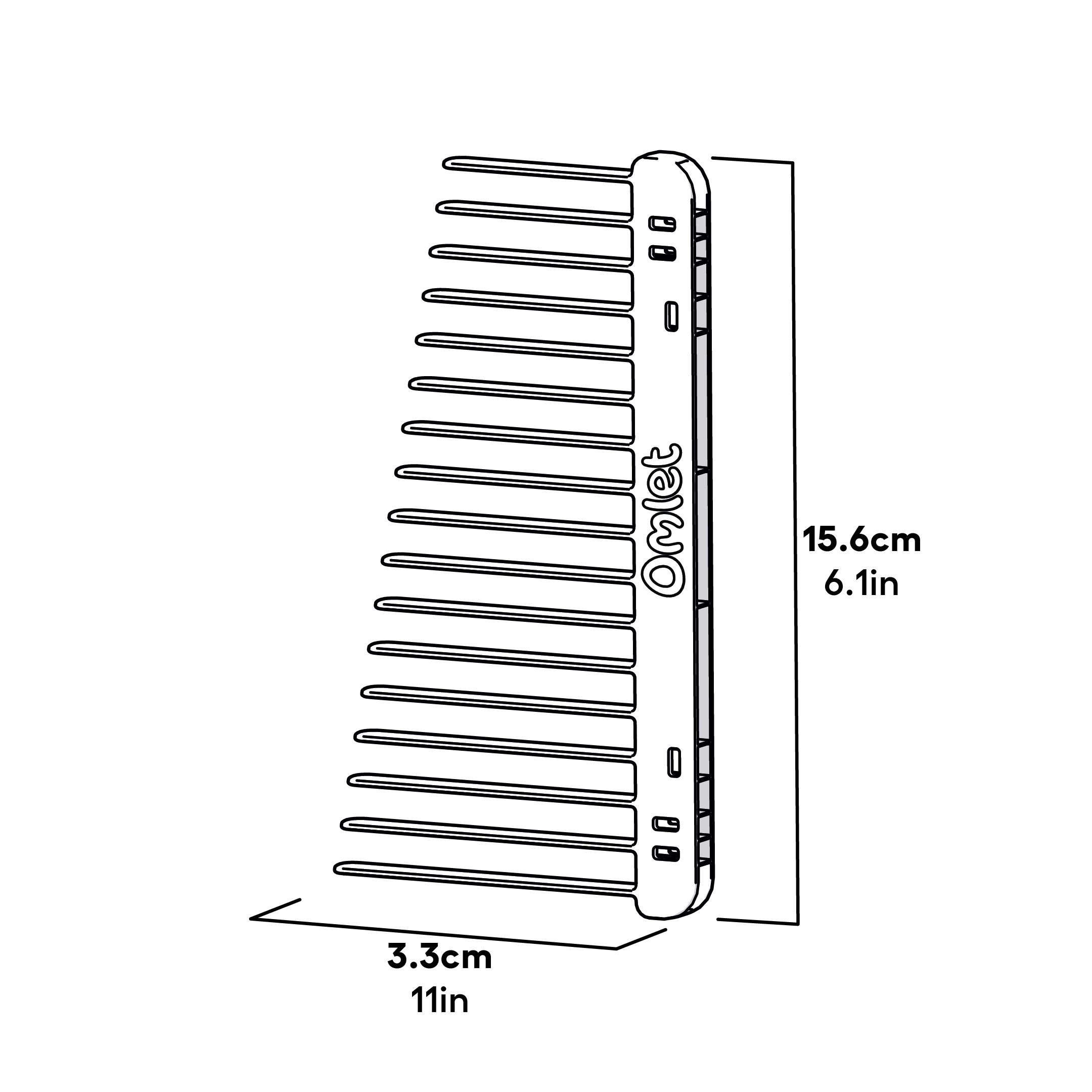 Wheel Arm Track Guard for Eglu Cube | Omlet