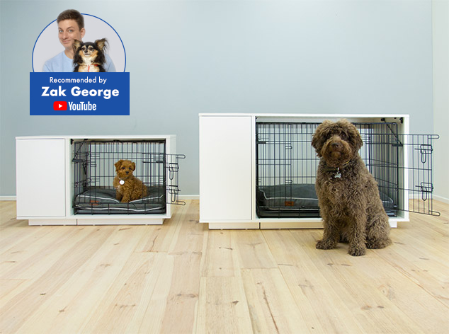 The Fido Nook will elegantly compliment your home while providing your dog with their own space