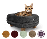 Maya Donut Elevated Cat Bed