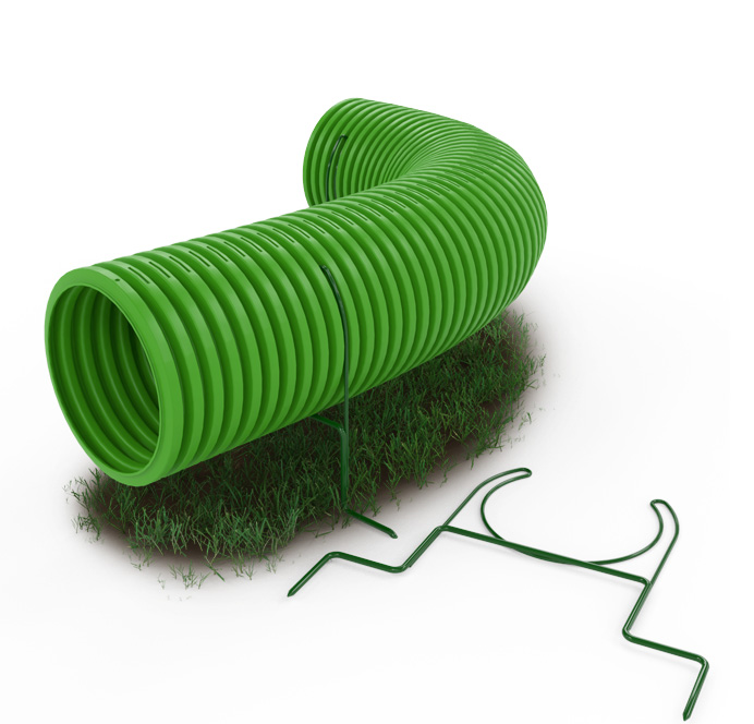 Tunnel supports lift tunnels to protect your grass. They also help hold tubes in curved shapes.