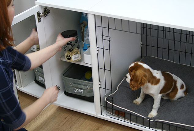 The best way to train a puppy is with dog crate