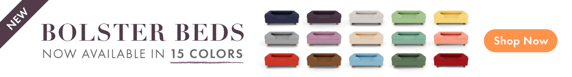 Bolster Bed New Colors Banner