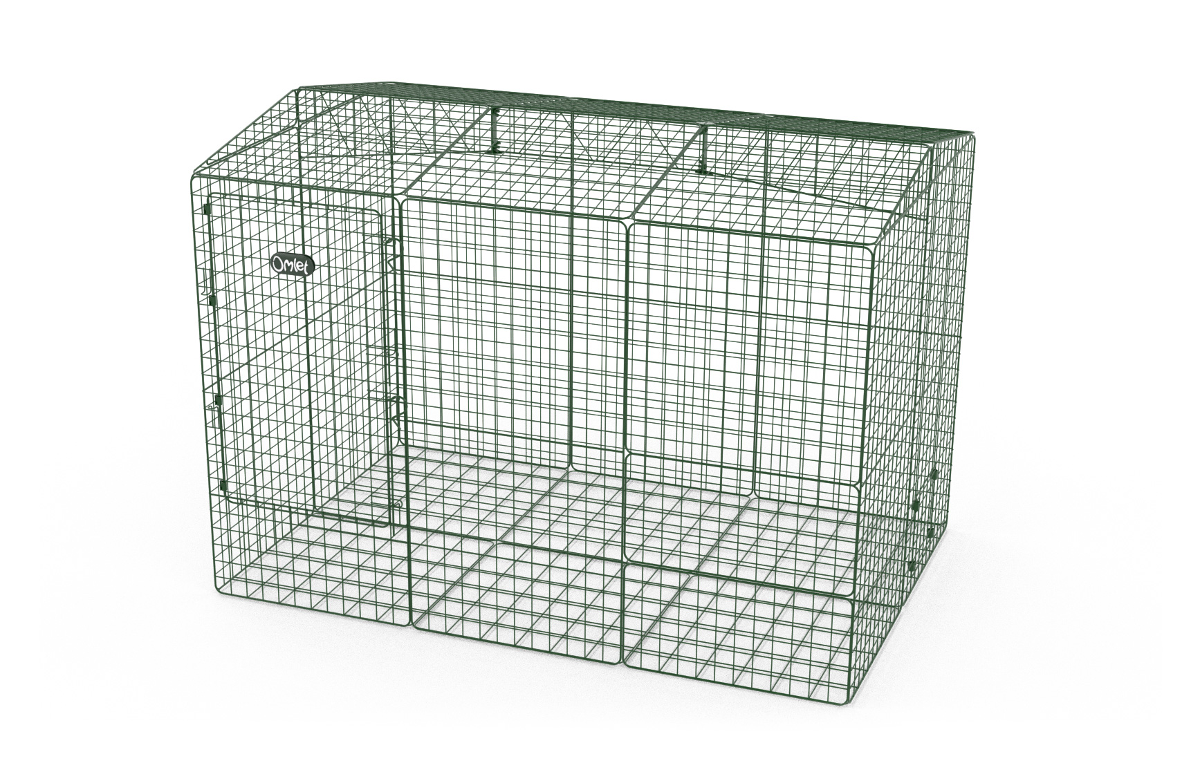 Zippi Guinea Pig Run with Roof and Underfloor Mesh Double Height Omlet