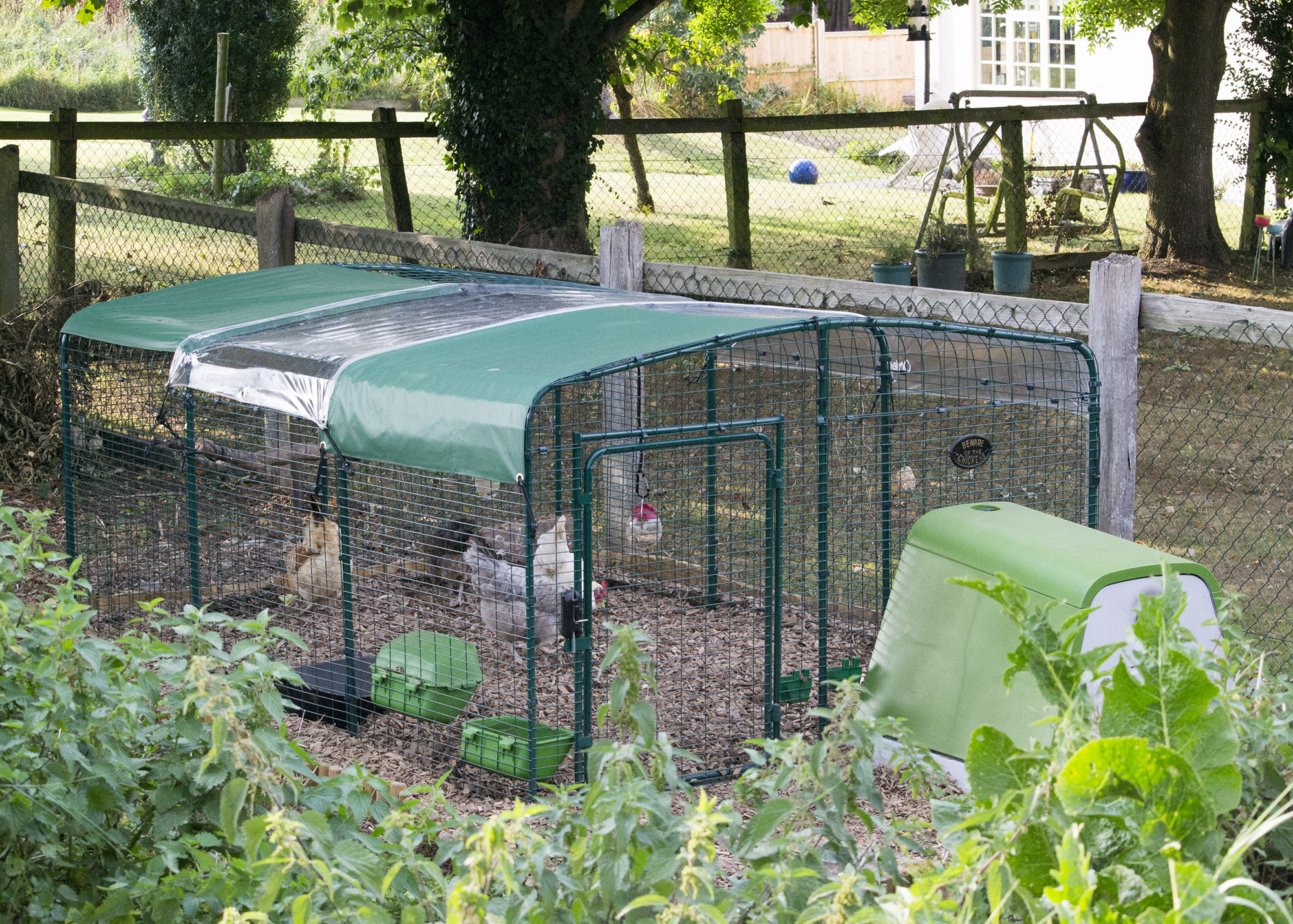 Walk in Chicken Run Large Outdoor Chicken Enclosure