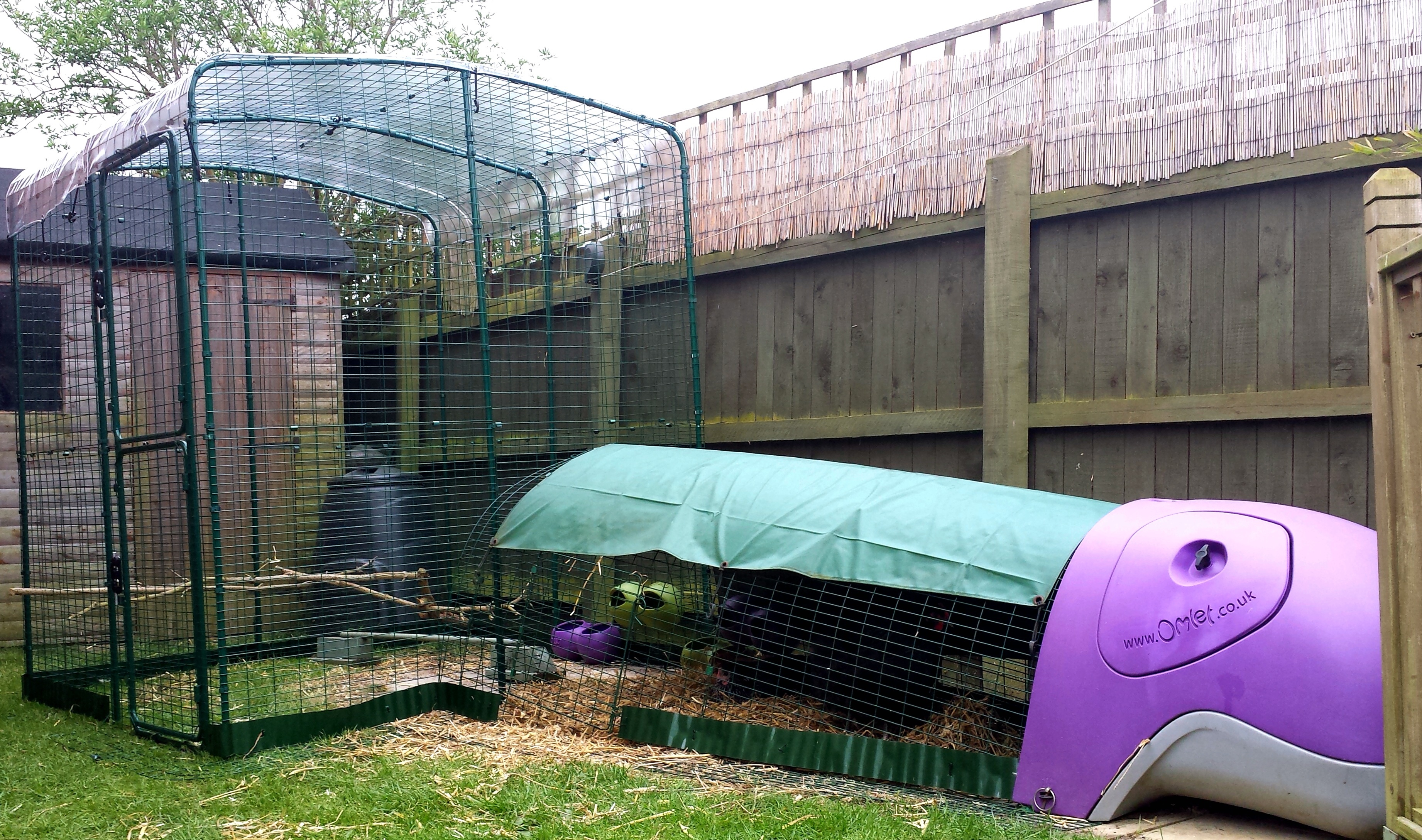 Walk in Chicken Run Large Outdoor Chicken Enclosure